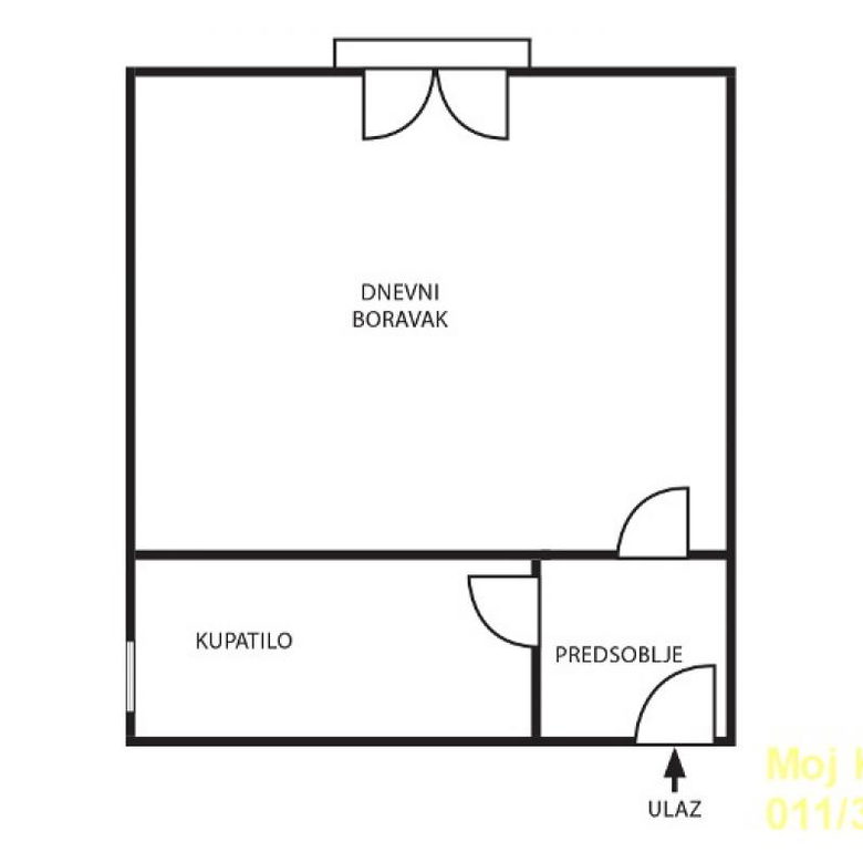 Jednosoban stan na prodaju, Autokomanda, Beograd, 33m², 129.000 €