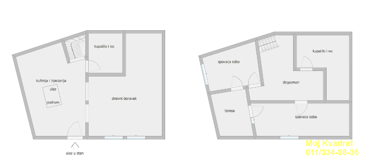 Trosoban stan na prodaju, Pašino Brdo, Beograd, 102m², 160.000 €