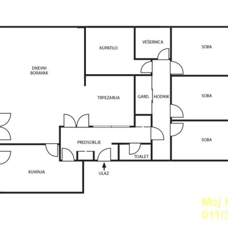 Četvoroiposoban stan na prodaju, Beograđanka, Beograd, 137m², 479.000 €
