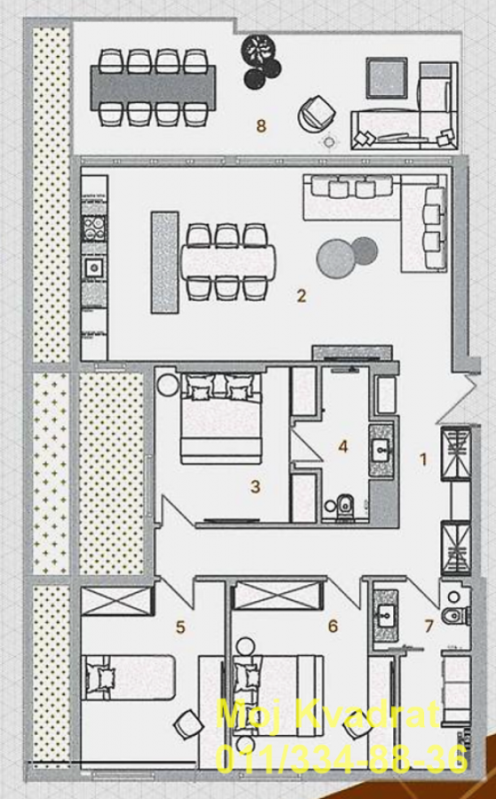 actionimagesite31agencykvadratimgh76fy5ssrc-10 Četvorosoban stan na prodaju, Dedinje, Beograd, 149m², 774.176 €