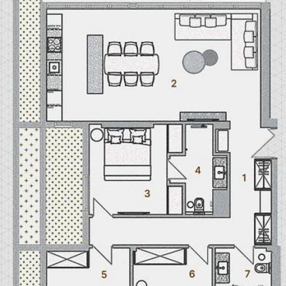Četvorosoban stan na prodaju, Dedinje, Beograd, 149m², 774.176 €