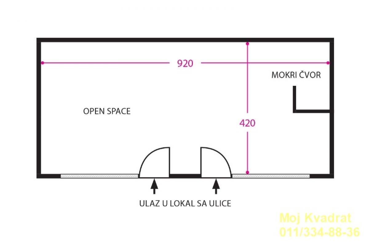 actionimagesite31agencykvadratimgi3oby76xax-9 Lokal za izdavanje, Slavija, Beograd, 42m², 2.250 €/mes