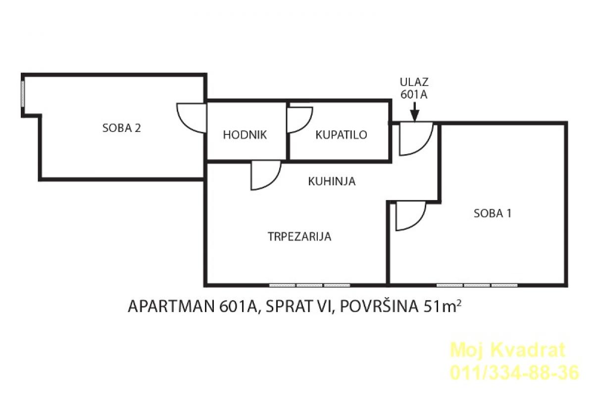 Trosoban stan na prodaju, Centar, Kopaonik, 51m², 220.320 €