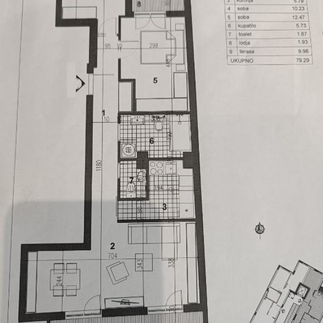 Trosoban stan na prodaju, Gornji Grad, Beograd, 79m², 244.000 €
