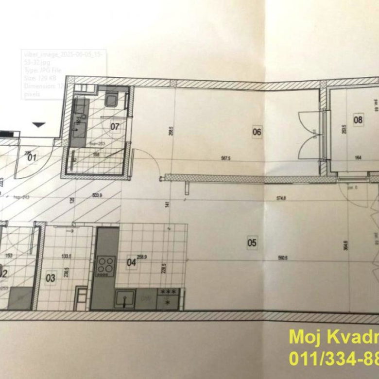 Jednoiposoban stan na prodaju, Veternik, Novi Sad, 40m², 76.810 €