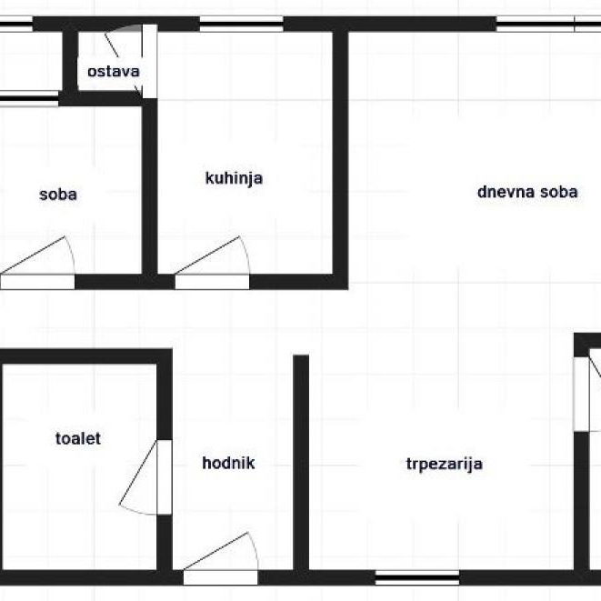 Četvorosoban stan na prodaju, Karađorđev Park, Beograd, 73m², 299.000 €