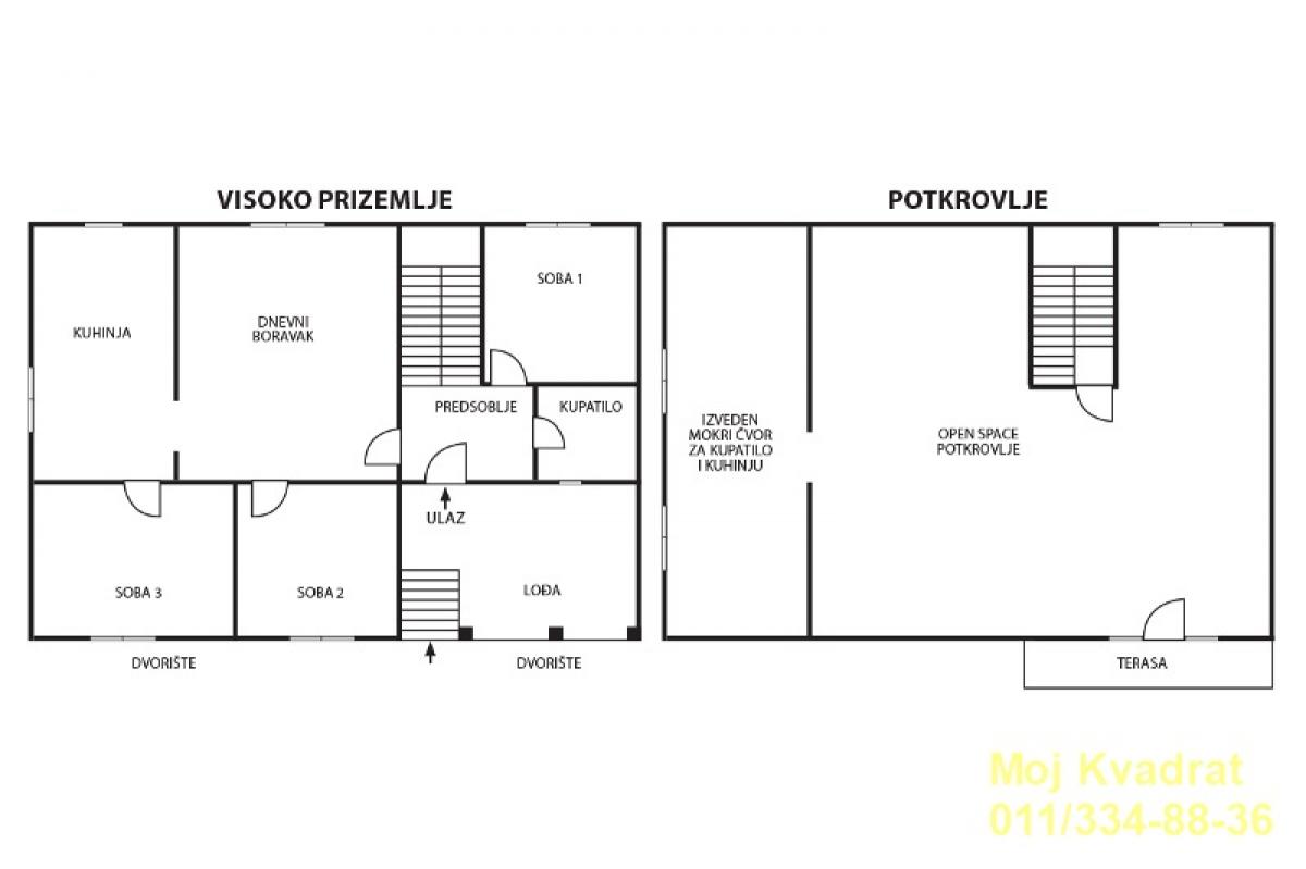 Kuća na prodaju, Zvezdarska Šuma, Beograd, 214m², Prizemlje, 330.000 €