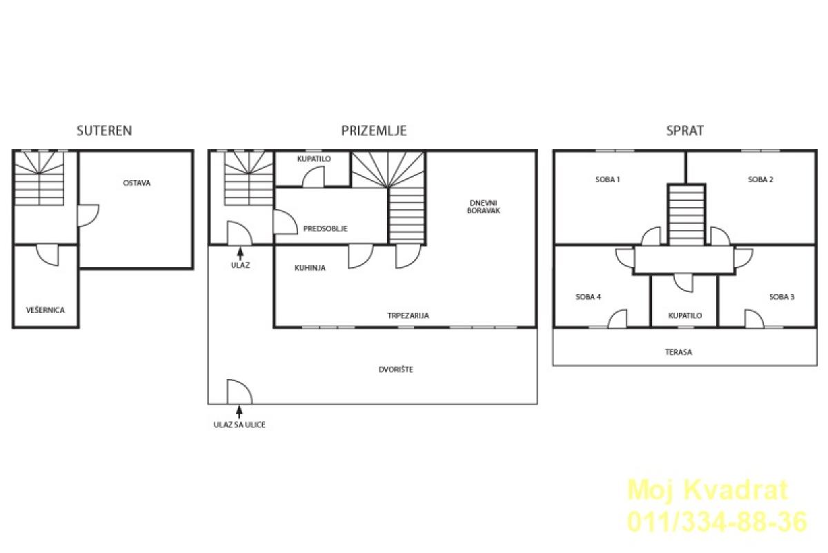 Kuća na prodaju, Učiteljsko Naselje, Beograd, 143m², 245.000 €