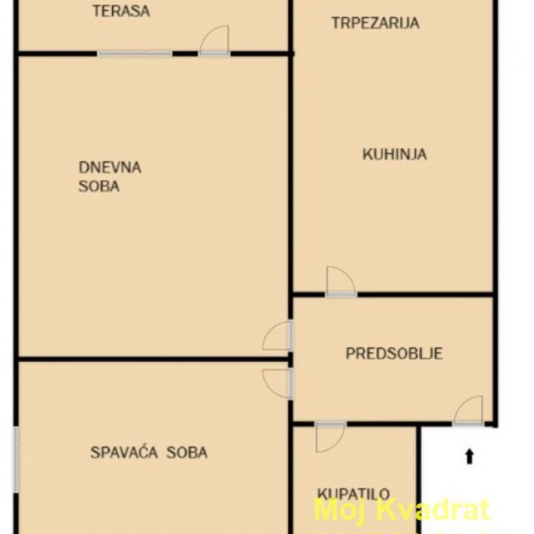 Dvosoban stan na prodaju, Karaburma, Beograd, 51m², 149.000 €