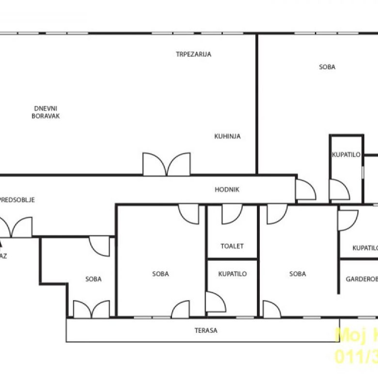 Petosoban stan na prodaju, Tašmajdan, Beograd, 150m², 800.000 €