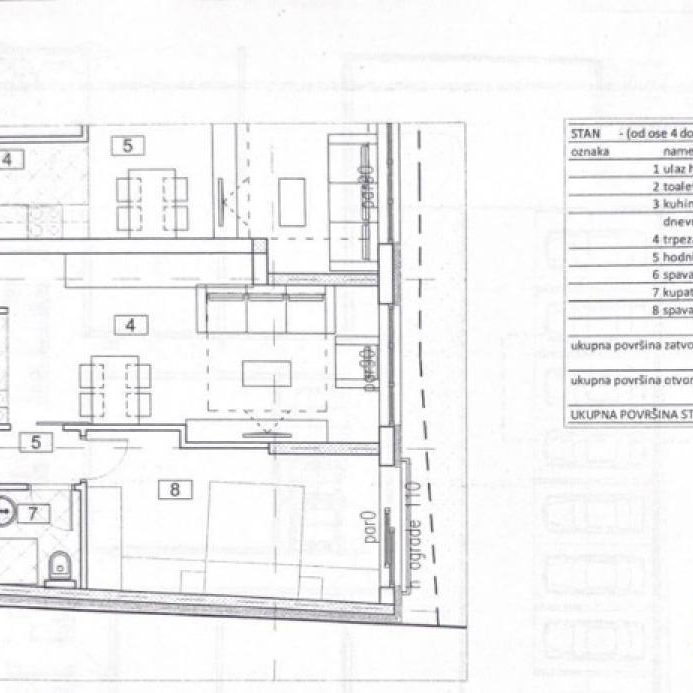 Dvoiposoban stan na prodaju, Banovo Brdo, Beograd, 54m², 214.900 €