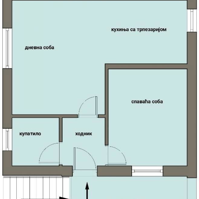 Dvosoban stan na prodaju, Kaluđerica, Beograd, 53m², 92.750 €