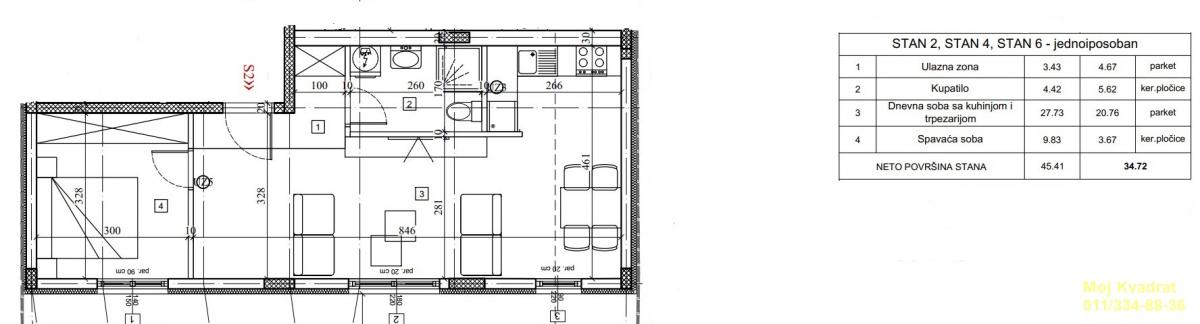 actionimagesite31agencykvadratimgrzjawmxemu-stan-2-zemun Jednoiposoban stan na prodaju, Sutjeska, Beograd, 45m², 124.878 €