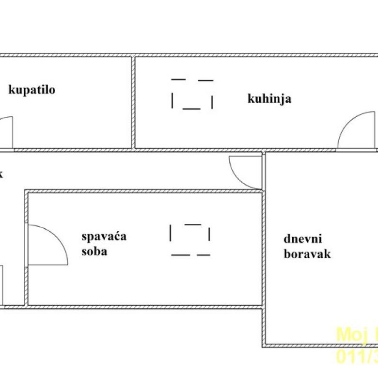 Dvosoban stan na prodaju, Cerak, Beograd, 50m², 118.000 €
