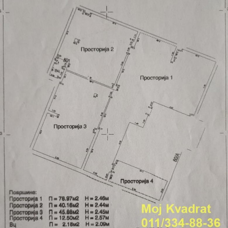 Lokal na prodaju, Višnjička Banja, Beograd, 180m², 162.000 €