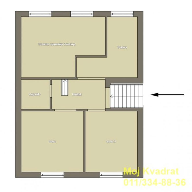 Trosoban stan na prodaju, Misa, Pančevo, 97m², 110.000 €