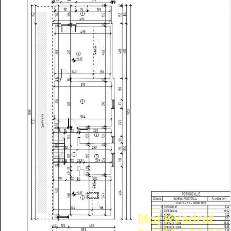 Petosoban stan na prodaju, Bele Vode, Beograd, 177m², 185.000 €