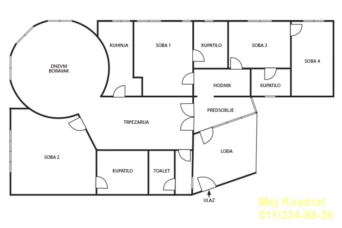 actionimagesite31agencykvadratimgz64v40pcor-20 Višesoban stan za izdavanje, Trg Republike, Beograd, 190m², 3.500 €/mes