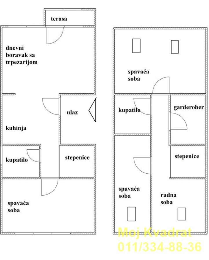Četvoroiposoban stan na prodaju, Lekino Brdo, Beograd, 108m², 320.000 €