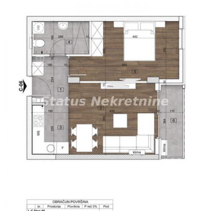 Dvosoban stan na prodaju, Telep, Novi Sad, 46m², 143.300 €
