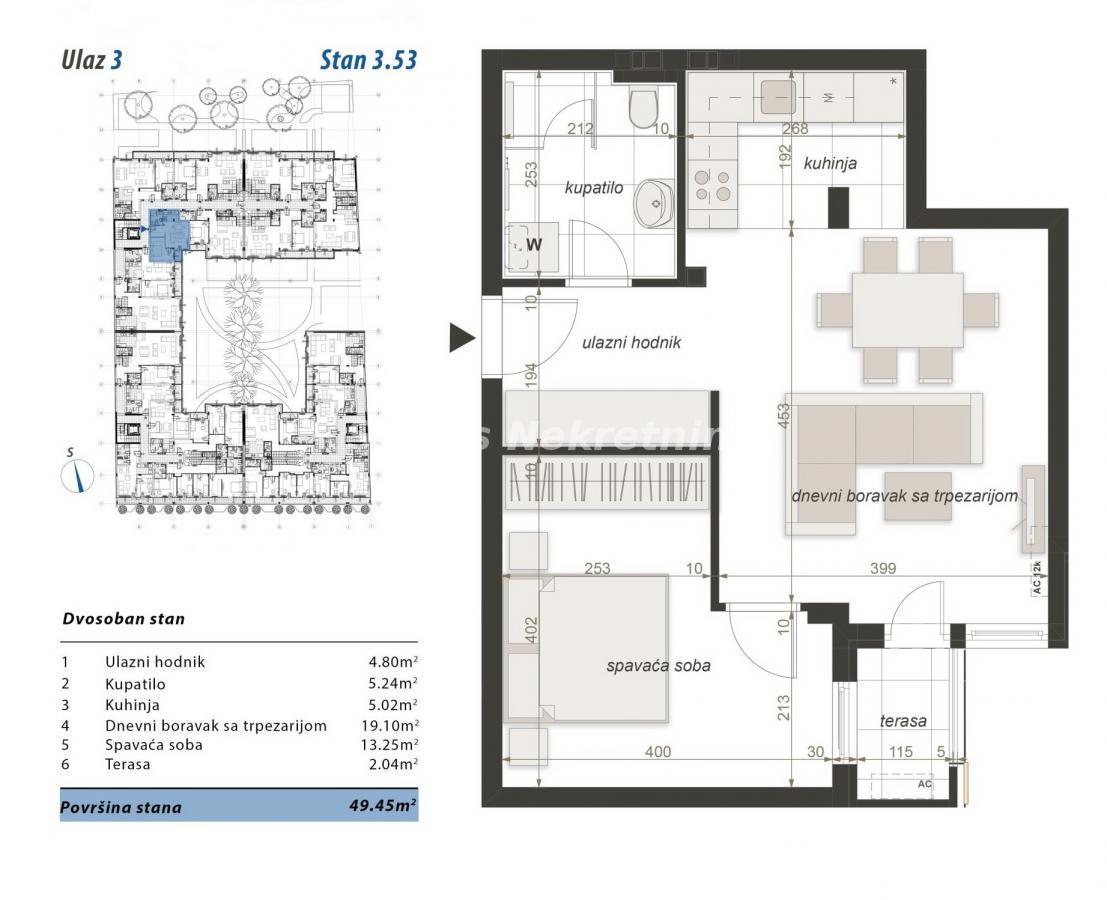 actionimagesite31agencystatusimg28miqxf2k4-3-53-2-kopija Dvosoban stan na prodaju, Centar, Novi Sad, 49m², 193.550 €