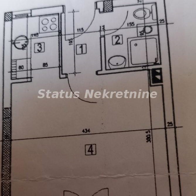 Garsonjera na prodaju, Bulevar Evrope, Novi Sad, 24m², 82.400 €