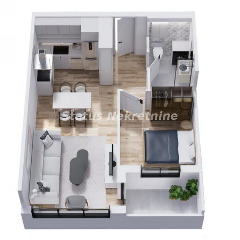 Dvosoban stan na prodaju, Telep, Novi Sad, 43m², 118.570 €