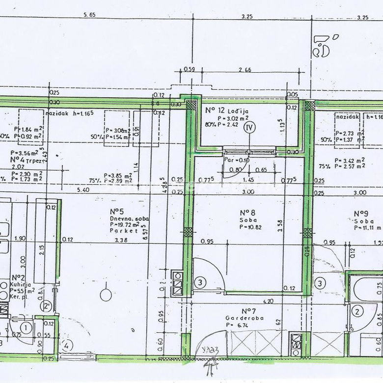 Trosoban stan na prodaju, Nova Detelinara, Novi Sad, 68m², 190.000 €
