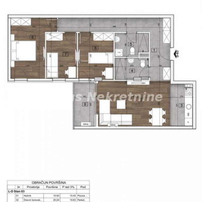 Četvorosoban stan na prodaju, Telep, Novi Sad, 87m², 239.990 €