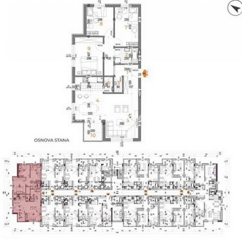 Četvorosoban stan na prodaju, Telep, Novi Sad, 83m², 205.180 €
