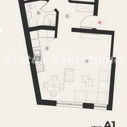 Trosoban stan na prodaju, Podbara, Novi Sad, 57m², 158.500 €