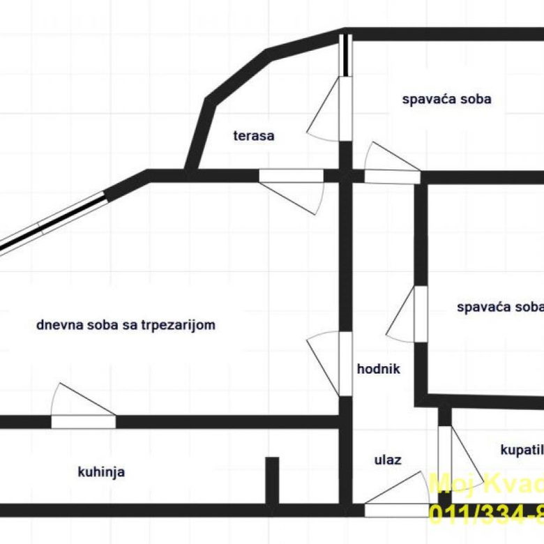 Stan Prodaja Beograd Sava Kovačević 87 m2
