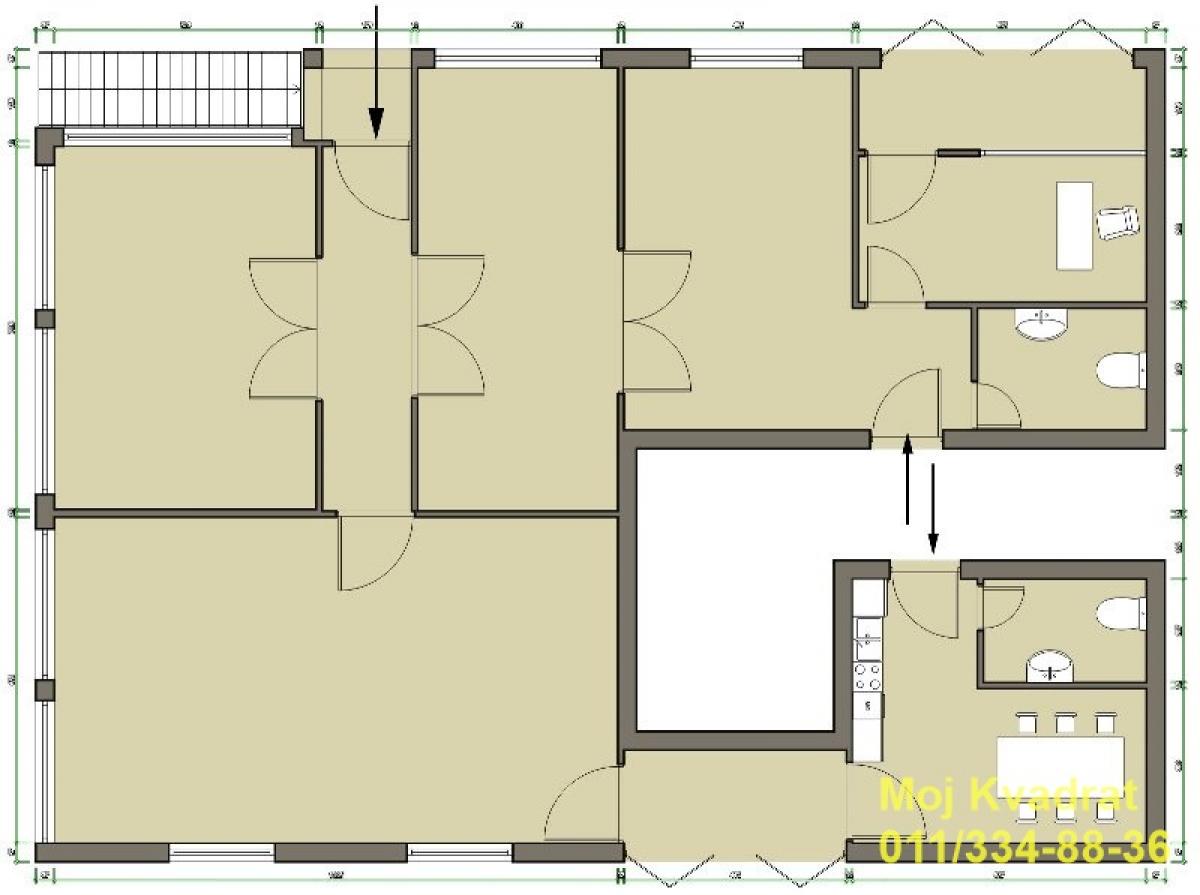 Lokal Izdavanje Beograd Krnjača 205 m2