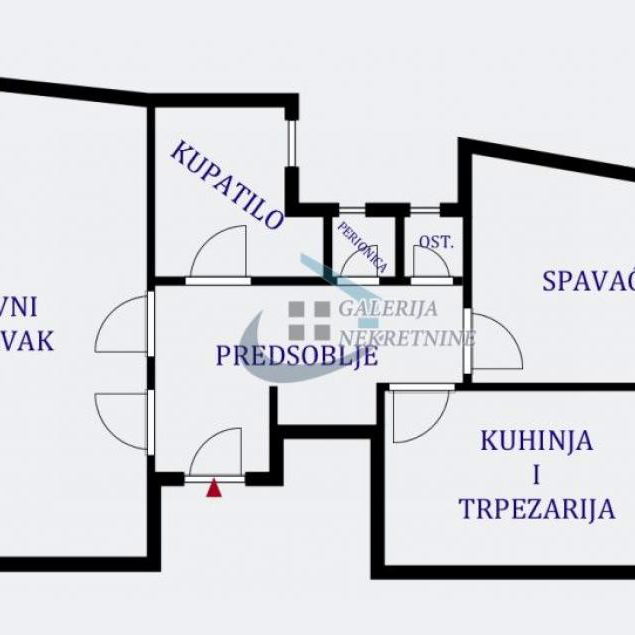 Stan Prodaja Beograd Studentski Trg 68 m2