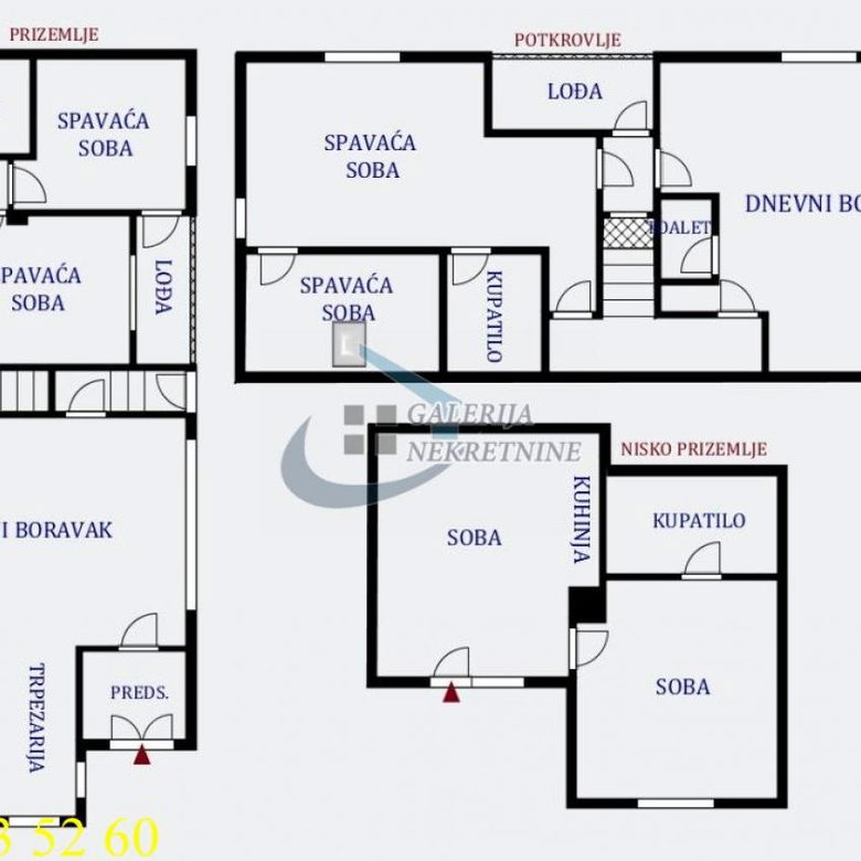 Kuća Prodaja Beograd Dušanovac 300 m2