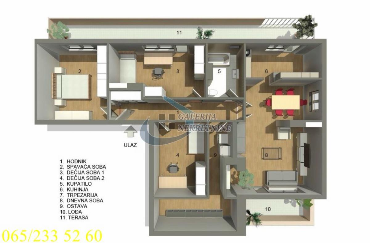Stan Prodaja Beograd Centar (Rakovica) 109 m2