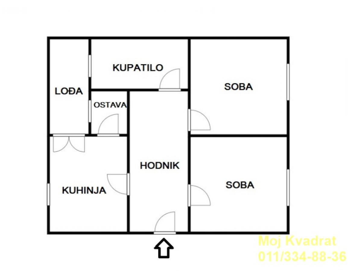 Stan Prodaja Beograd Stan Prodaja Beograd Cvetni Trg 56 m2