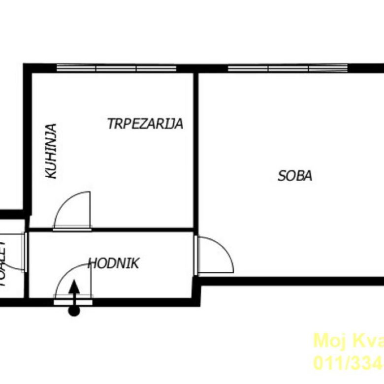 Stan Prodaja Beograd Tašmajdan 30 m2
