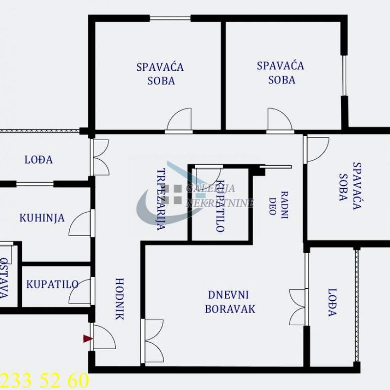 Stan Prodaja Beograd Labudovo Brdo 95 m2
