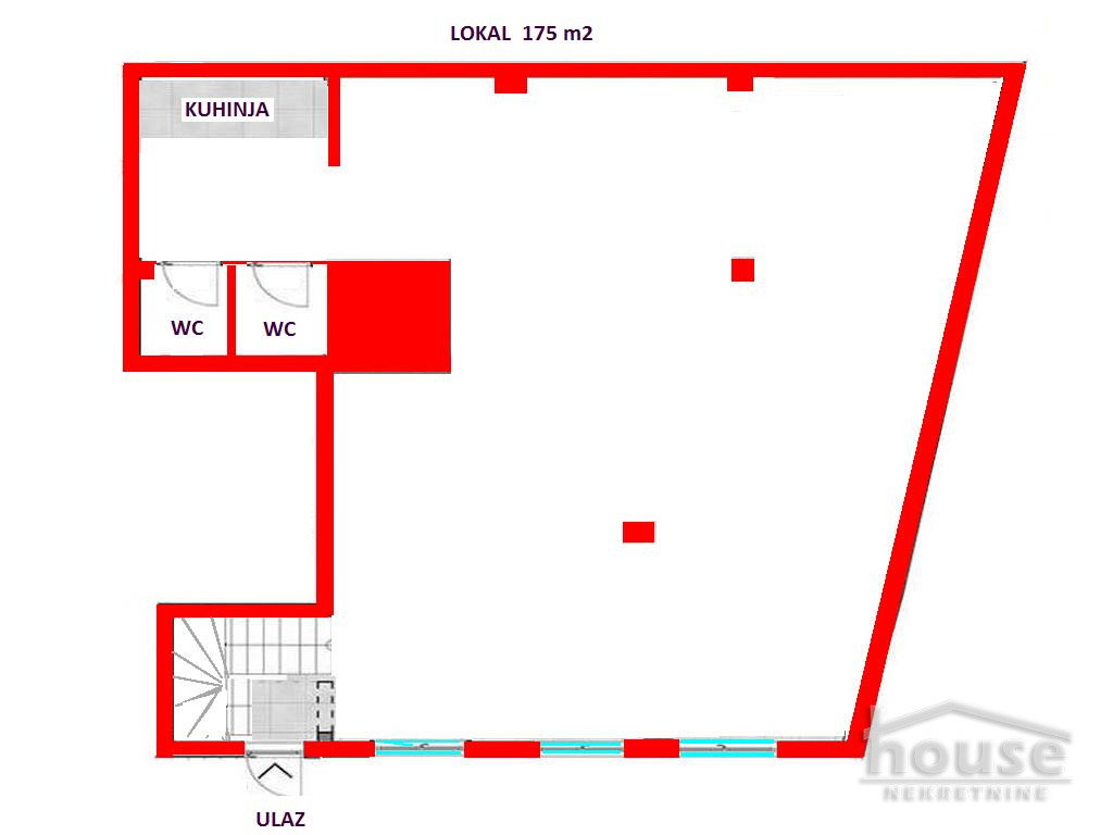 Lokal Prodaja Novi Sad  175 m2