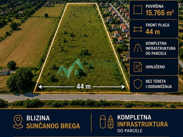 Plac Prodaja Kać  15766 m2