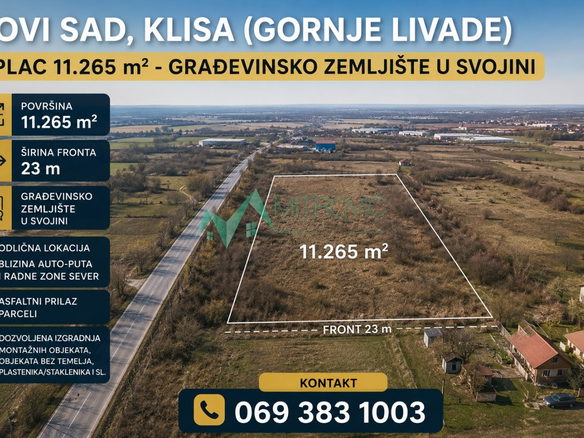 Plac Prodaja Novi Sad  11265 m2
