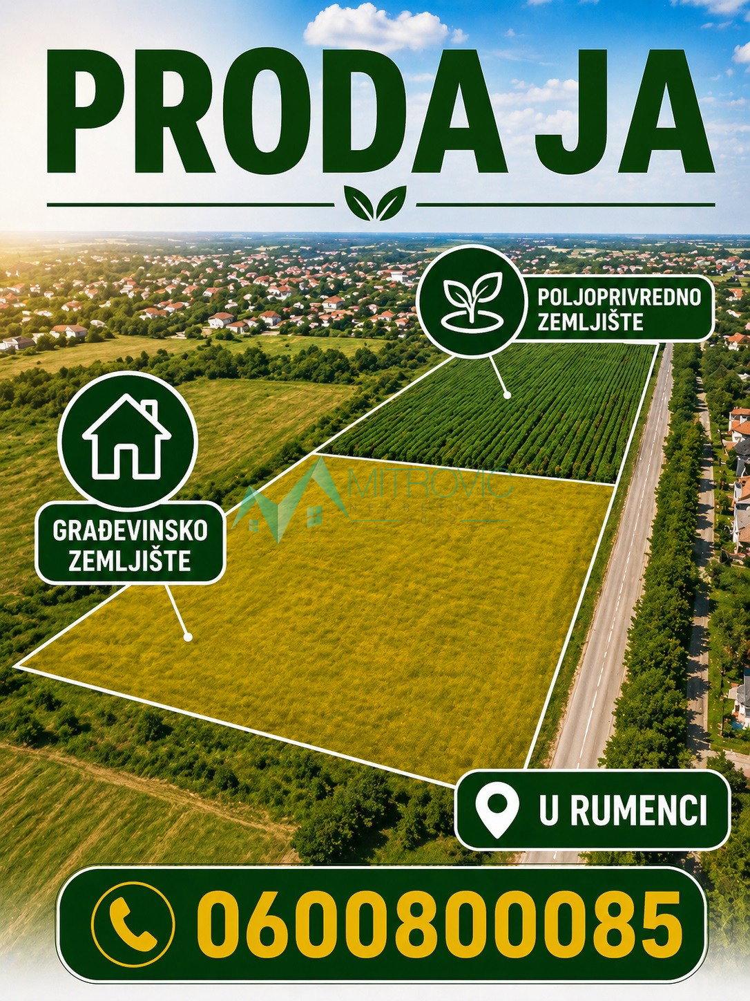 placevi-rumenka-7000145-nzsax Plac na prodaju, Rumenka, Novi Sad, 14225m², 360.000 €
