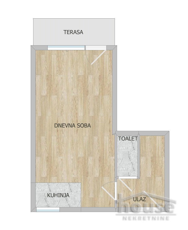 Dvosoban stan na prodaju, Cara Dušana, Novi Sad, 61m², 6. sprat, 149.000 €