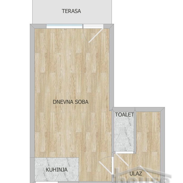 Dvosoban stan na prodaju, Cara Dušana, Novi Sad, 61m², 6. sprat, 149.000 €