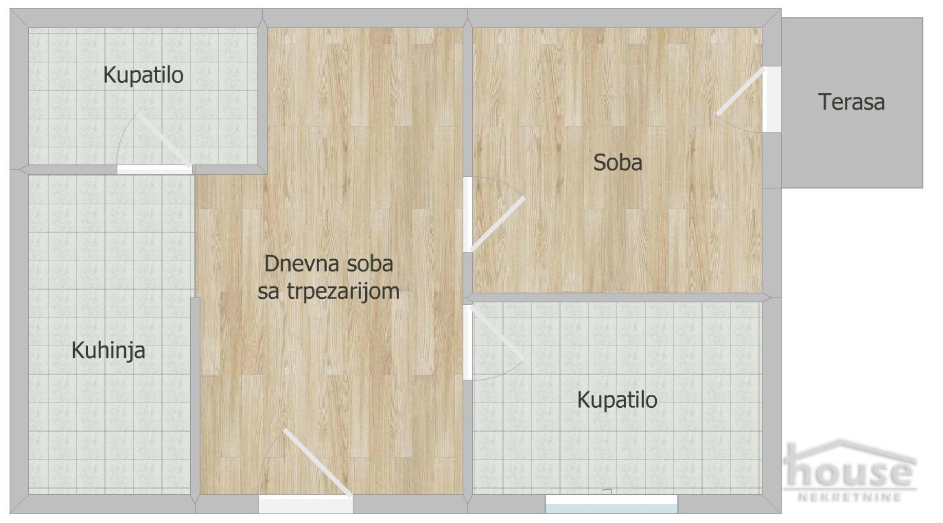 Jednoiposoban stan na prodaju, Centar, Novi Sad, 39m², 83.000 €
