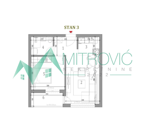stanovi-1-5-re-klisa-1003560-qwla6 Jednoiposoban stan na prodaju, Klisa, Novi Sad, 41m², 93.180 €