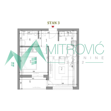 Jednoiposoban stan na prodaju, Klisa, Novi Sad, 41m², 93.180 €