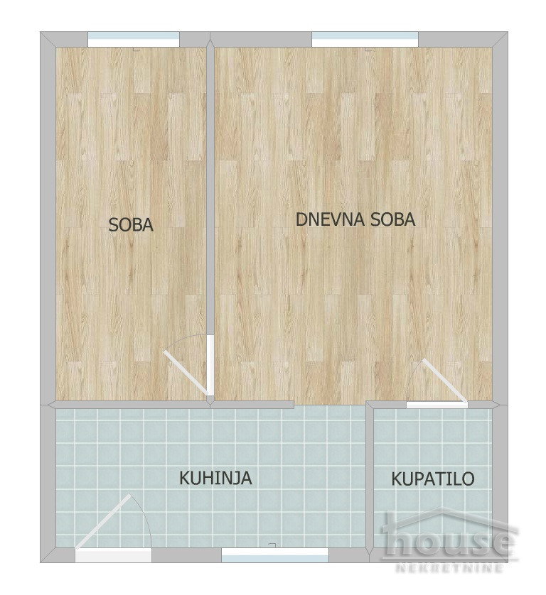 Jednoiposoban stan na prodaju, Petrovaradin, Novi Sad, 35m², 1. sprat, 157.500 €