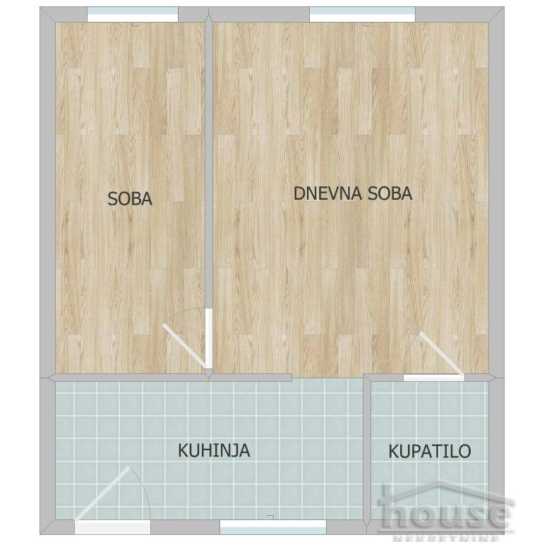 Jednoiposoban stan na prodaju, Petrovaradin, Novi Sad, 35m², 1. sprat, 157.500 €